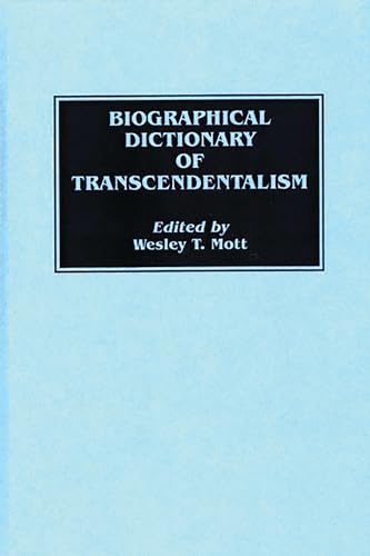 Stock image for Biographical Dictionary of Transcendentalism for sale by Better World Books