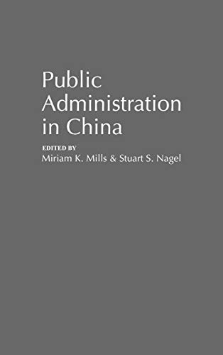 Stock image for Public Administration in China (Contributions in Political Science) for sale by suffolkbooks