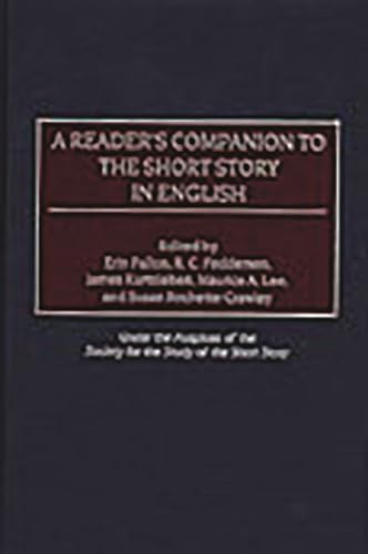 Beispielbild fr A Reader's Companion to the Short Story in English zum Verkauf von HPB-Red