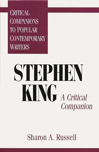 Imagen de archivo de Stephen King : A Critical Companion a la venta por Better World Books