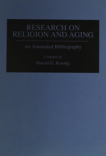 Stock image for Research on Religion and Aging (Hardcover) for sale by CitiRetail