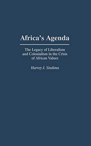 Image d?archive pour Africa's Agenda: The Legacy of Liberalism and Colonialism in the Crisis of African Values