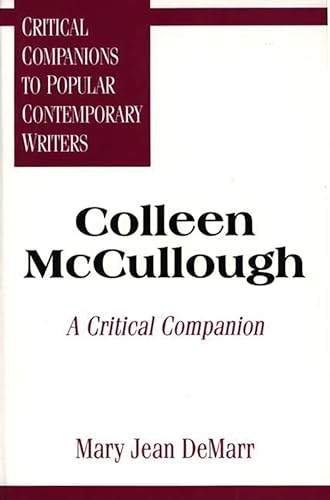 Stock image for Colleen McCullough : A Critical Companion for sale by Better World Books