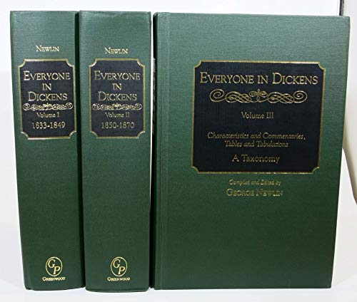 Beispielbild fr Everyone in Dickens [3 volumes] [THREE VOLUMES] zum Verkauf von Heartwood Books, A.B.A.A.
