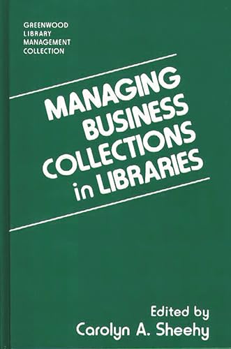Managing Business Collections In Libraries