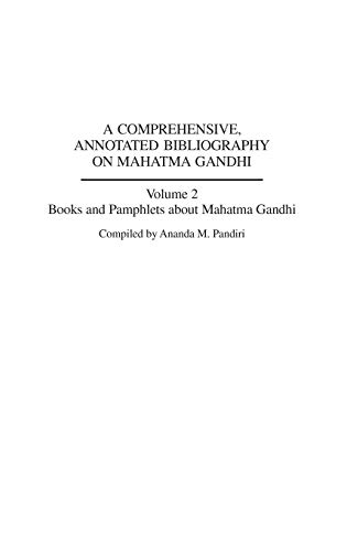 Stock image for A Comprehensive, Annotated Bibliography on Mahatma Gandhi. for sale by Yushodo Co., Ltd.
