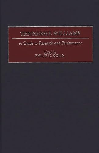 Imagen de archivo de Tennessee Williams (Hardcover) a la venta por Grand Eagle Retail