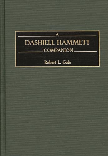 Imagen de archivo de A Dashiell Hammett Companion. a la venta por Yushodo Co., Ltd.