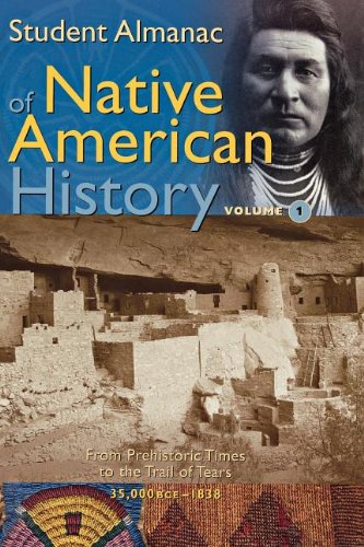 Beispielbild fr Student Almanac of Native American History: Volume 1, From Prehistoric Times to the Trail of Tears, 35,000 BCE-1838 zum Verkauf von ThriftBooks-Dallas