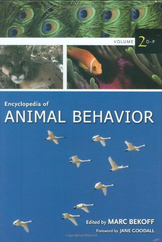 Beispielbild fr Encyclopedia of Animal Behavior, Vol. 2: D-P zum Verkauf von SecondSale