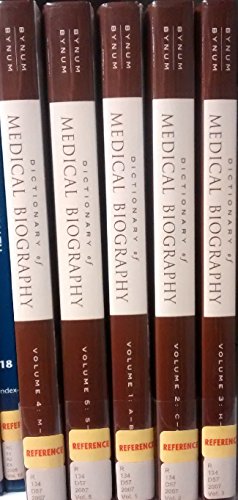 Imagen de archivo de Dictionary of Medical Biography. 5 vols. a la venta por Yushodo Co., Ltd.