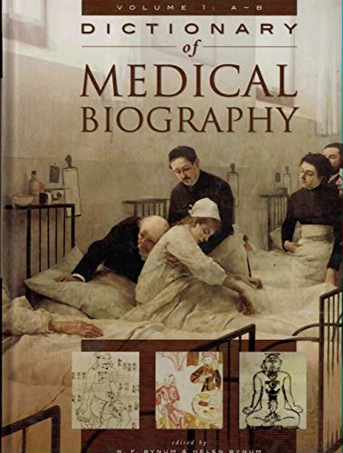 Beispielbild fr Dictionary of Medical Biography zum Verkauf von Better World Books