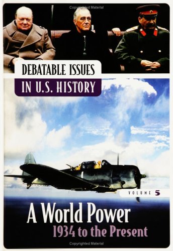 Stock image for Debatable Issues in U.S. History: 005 (Middle School Reference) for sale by Wonder Book