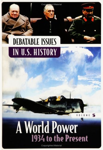 Stock image for Debatable Issues in U.S. History: 005 (Middle School Reference) for sale by Discover Books
