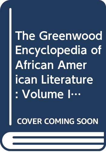 Beispielbild fr The Greenwood Encyclopedia of African American Literature zum Verkauf von Better World Books