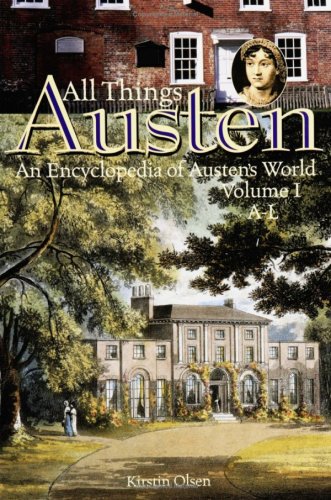 Stock image for All Things Austen: An Encyclopedia of Austen's World Volume I A-L for sale by HPB-Red