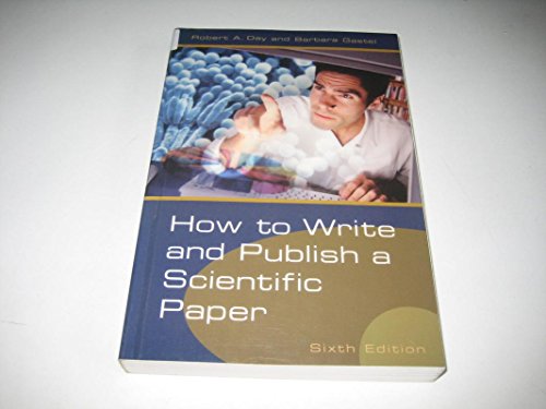 Stock image for How to Write and Publish a Scientific Paper for sale by SecondSale