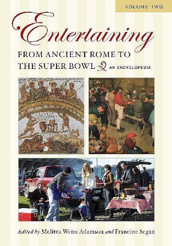 Beispielbild fr Entertaining from Ancient Rome to the Super Bowl: An Encyclopedia, Volume 2: H-Z zum Verkauf von ThriftBooks-Dallas