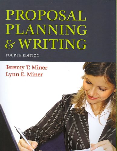 Beispielbild fr Proposal Planning and Writing, 4th Edition zum Verkauf von Better World Books