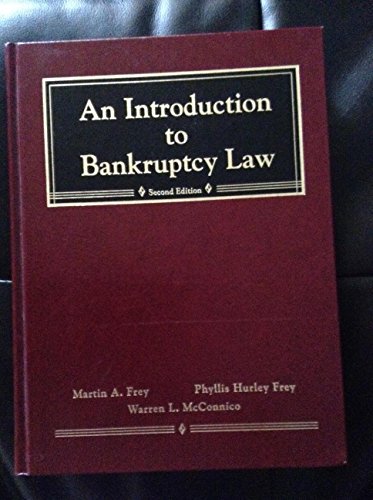 9780314001917: An Introduction to Bankruptcy Law