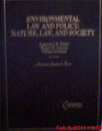 Beispielbild fr Environmental Law and Policy : A Coursebook on Nature, Law and Society, Cases, Materials and Text zum Verkauf von Better World Books