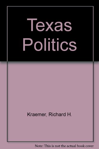 Imagen de archivo de Texas Politics a la venta por HPB-Red