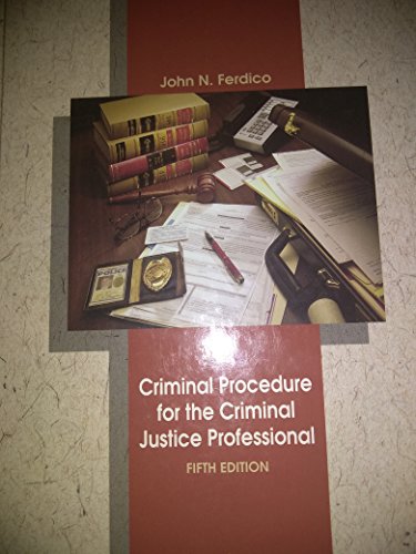 Imagen de archivo de Criminal Procedure for the Criminal Justice Professional a la venta por HPB-Red