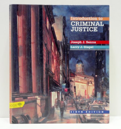 9780314011459: Introduction to Criminal Justice