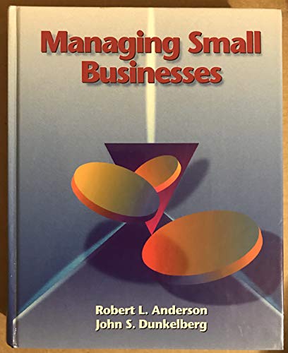 Beispielbild fr Managing Small Businesses zum Verkauf von HPB-Red