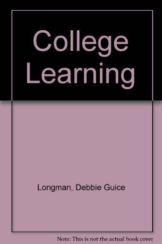 Imagen de archivo de College Learning and Study Skills, 3rd Edition a la venta por a2zbooks