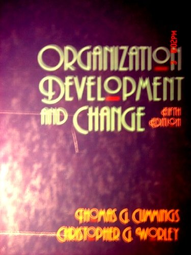 Imagen de archivo de Organization Development and Change a la venta por Better World Books
