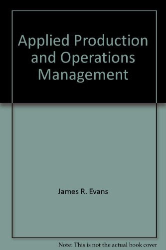 9780314013194: Applied Production and Operations Management