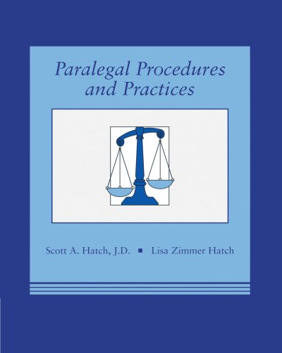 Imagen de archivo de Paralegal Procedures and Practices a la venta por ThriftBooks-Dallas