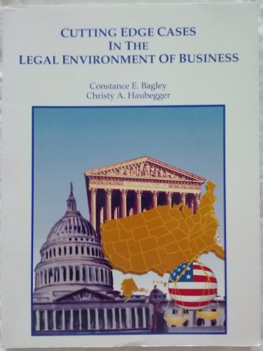 Imagen de archivo de Cutting Edge Cases in the Legal Environment of Business a la venta por HPB-Red
