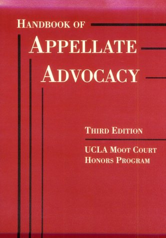 Imagen de archivo de Appellate Advocacy Handbook (American Casebook Series) a la venta por Bookmans