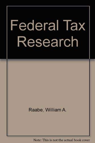 Imagen de archivo de West's Federal Tax Research, 3rd Edition a la venta por James Lasseter, Jr