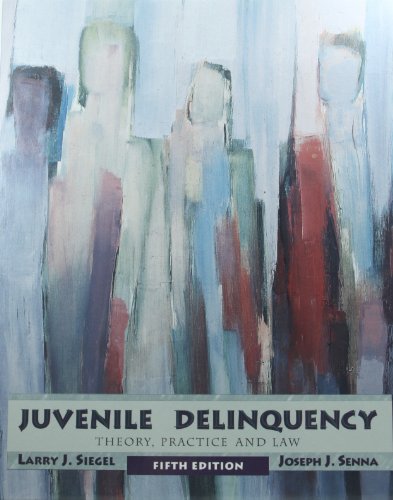 Beispielbild fr Juvenile Delinquency : Theory, Practice and Law zum Verkauf von Better World Books