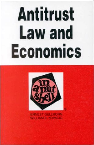 Beispielbild fr Antitrust Law and Economics in a Nutshell (Nutshell Series) zum Verkauf von Wonder Book