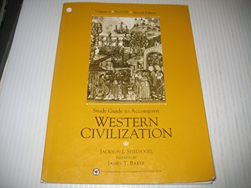 9780314028020: Title: Sg Western Civilization Vol I to 1715 Western Civi