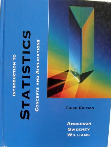 Stock image for Introduction to Statistics: Concepts and Applications for sale by Wonder Book