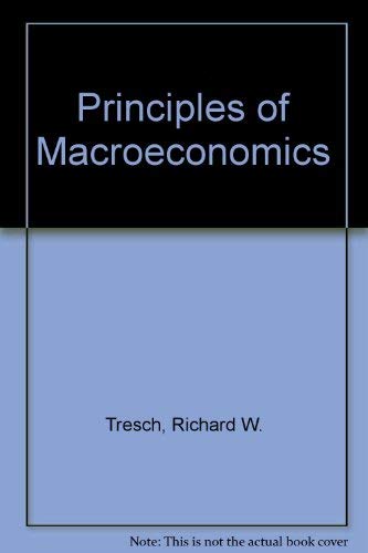 Imagen de archivo de Principles of Macroeconomics a la venta por Hawking Books