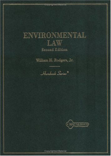 Imagen de archivo de Environmental Law, 2nd Edition (Hornbook Series) a la venta por BookHolders