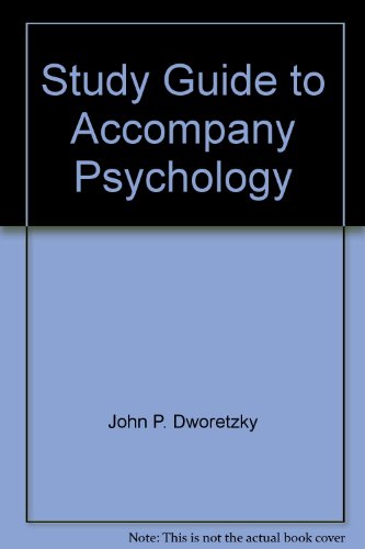 Beispielbild fr Study Guide to Accompany Psychology zum Verkauf von HPB-Red
