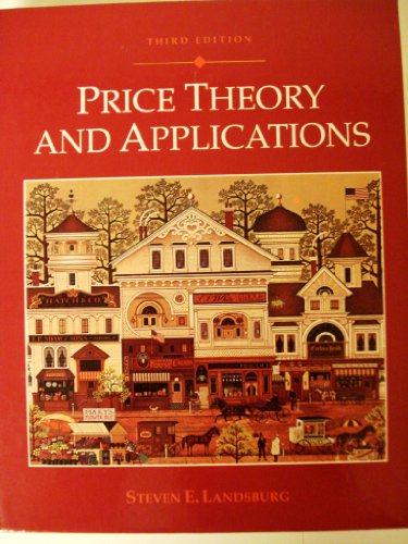 Beispielbild fr Price Theory and Applications zum Verkauf von Better World Books