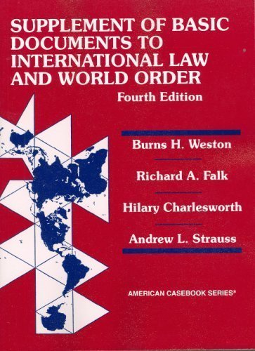 Beispielbild fr Basic Documents Supplement To International Environmental Law and World Order : A Problem-Oriented Coursebook zum Verkauf von Better World Books