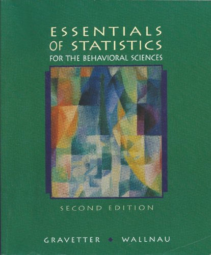 Imagen de archivo de Essentials of Statistics for the Behavioral Sciences a la venta por Bookmans