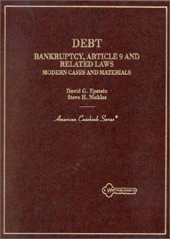 Stock image for Debt : Bankruptcy, Article 9 and Related Laws for sale by Better World Books