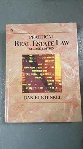 Imagen de archivo de Practical Real Estate Law a la venta por Better World Books
