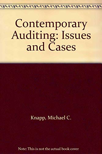 9780314061218: Contemporary Auditing: Issues and Cases