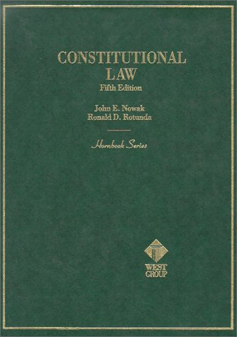 Stock image for Hornbook on Constitutional Law (Hornbooks) for sale by HALCYON BOOKS